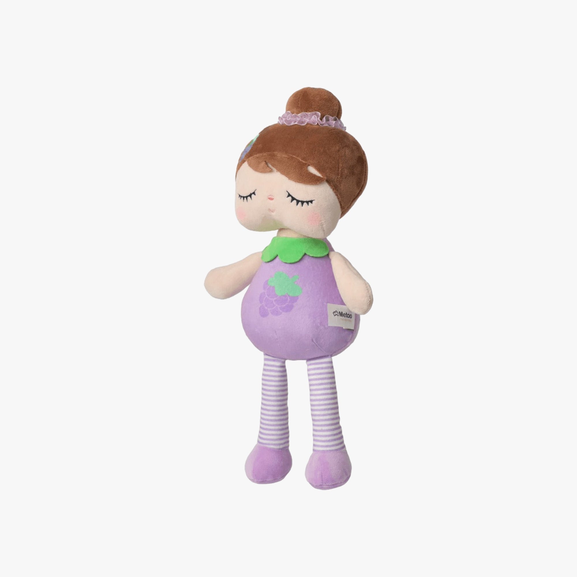 Boneca Infantil de Pano Frutinha Uvinha 33cm