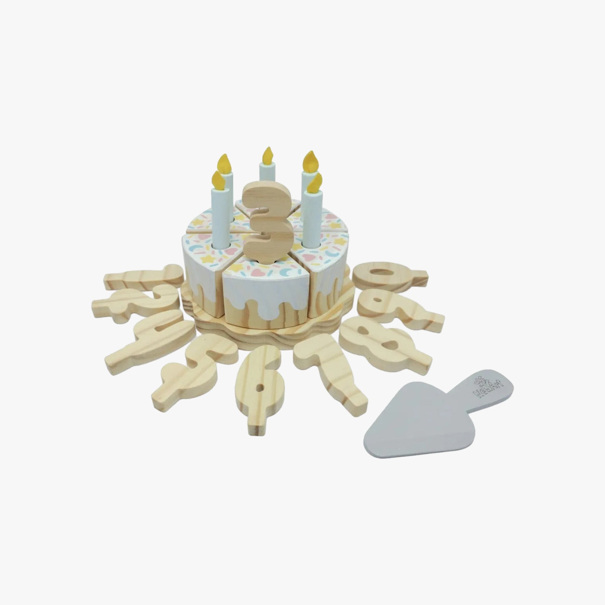 Brinquedo Infantil Bolo Velas e Números