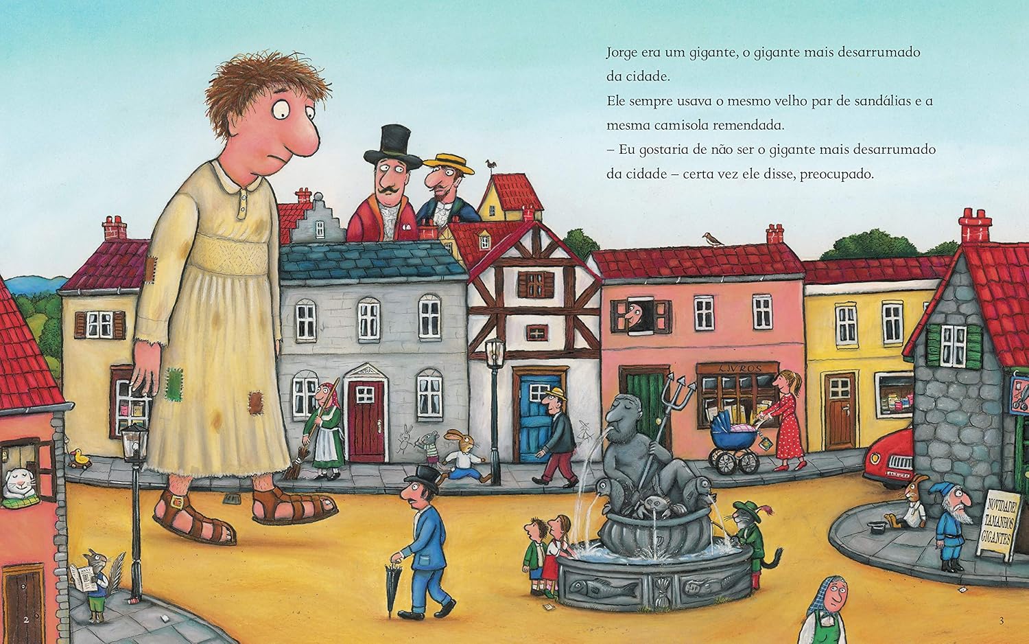 Livro O Gigante mais Elegante da Cidade