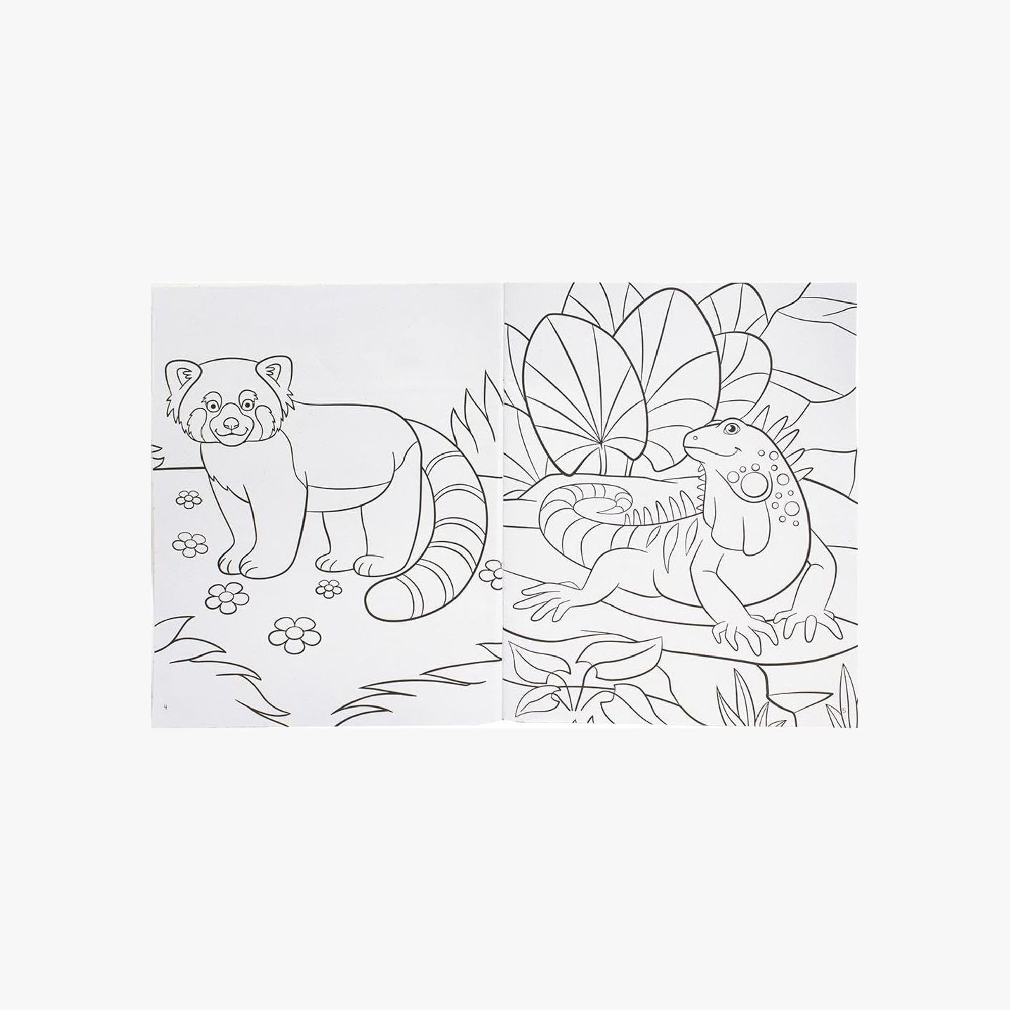 Livro de Colorir Animais do Zoológico