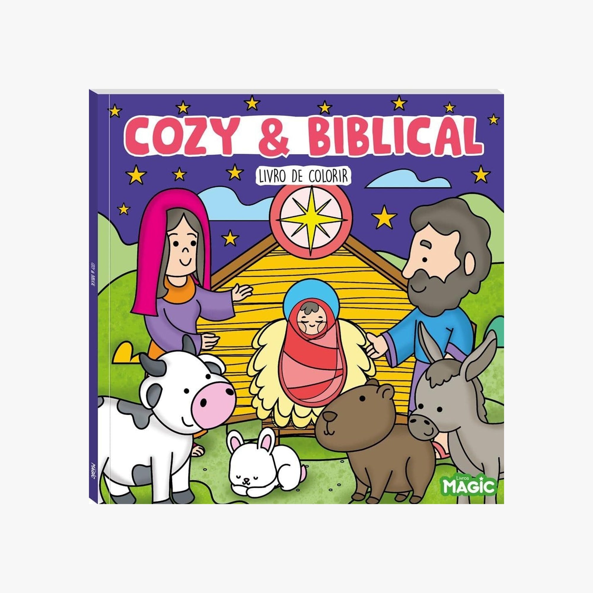 Livro Infantil de Pintura Cozy e Biblical