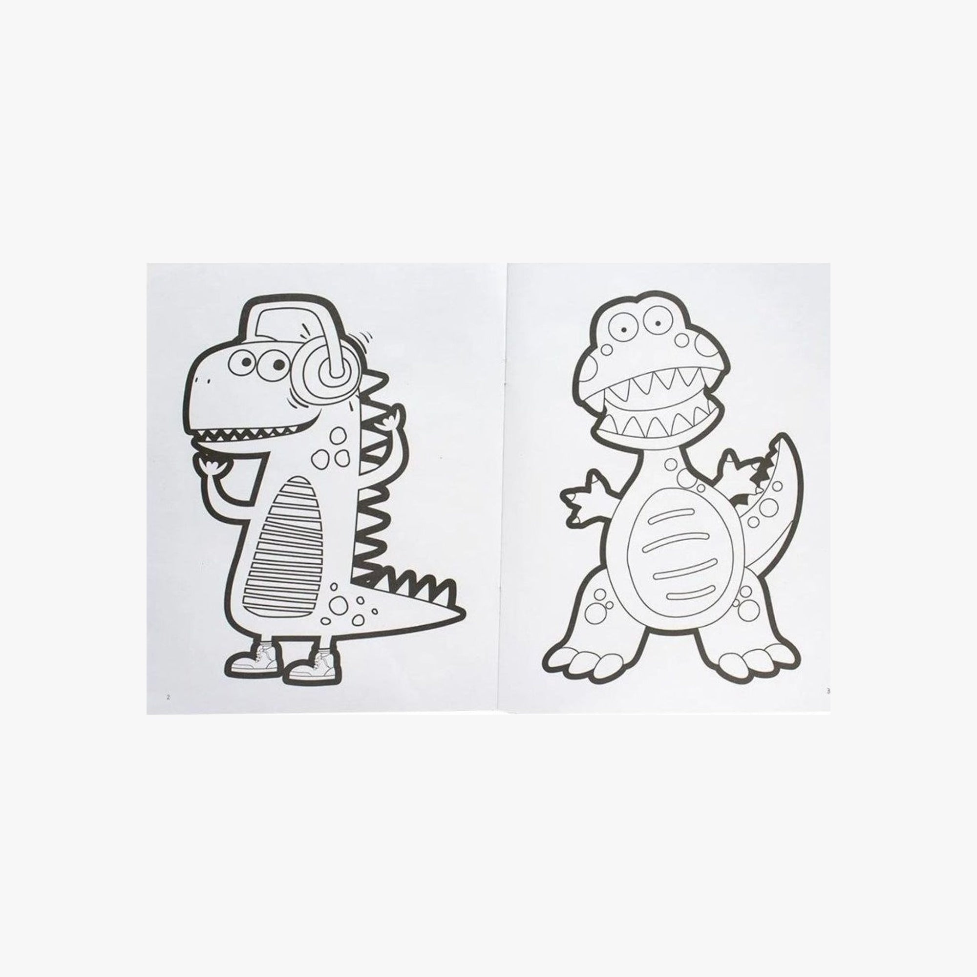 Livro de Colorir Dinossauros