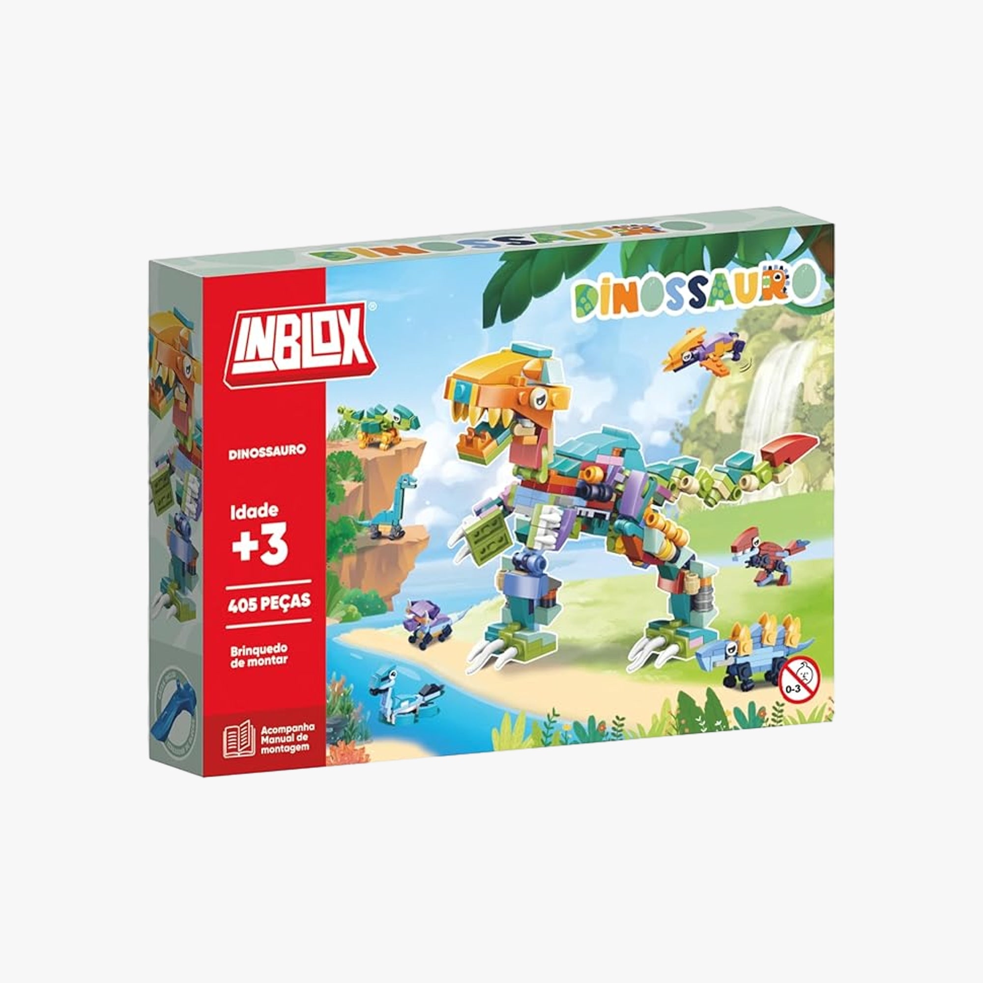 Blocos de Montar: Dinossauro Inblox Sortidos
