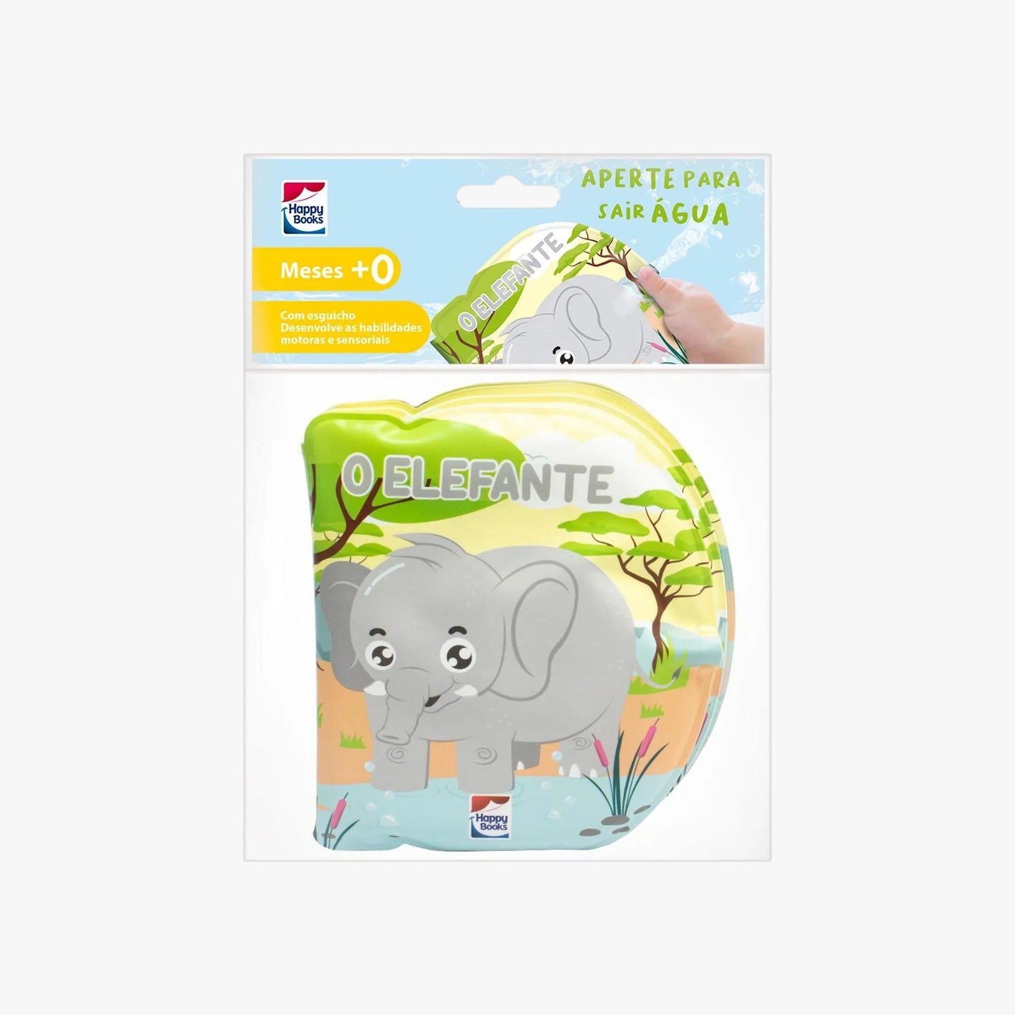 Livro de Banho para Bebê - Bolhas Divertidas Elefante