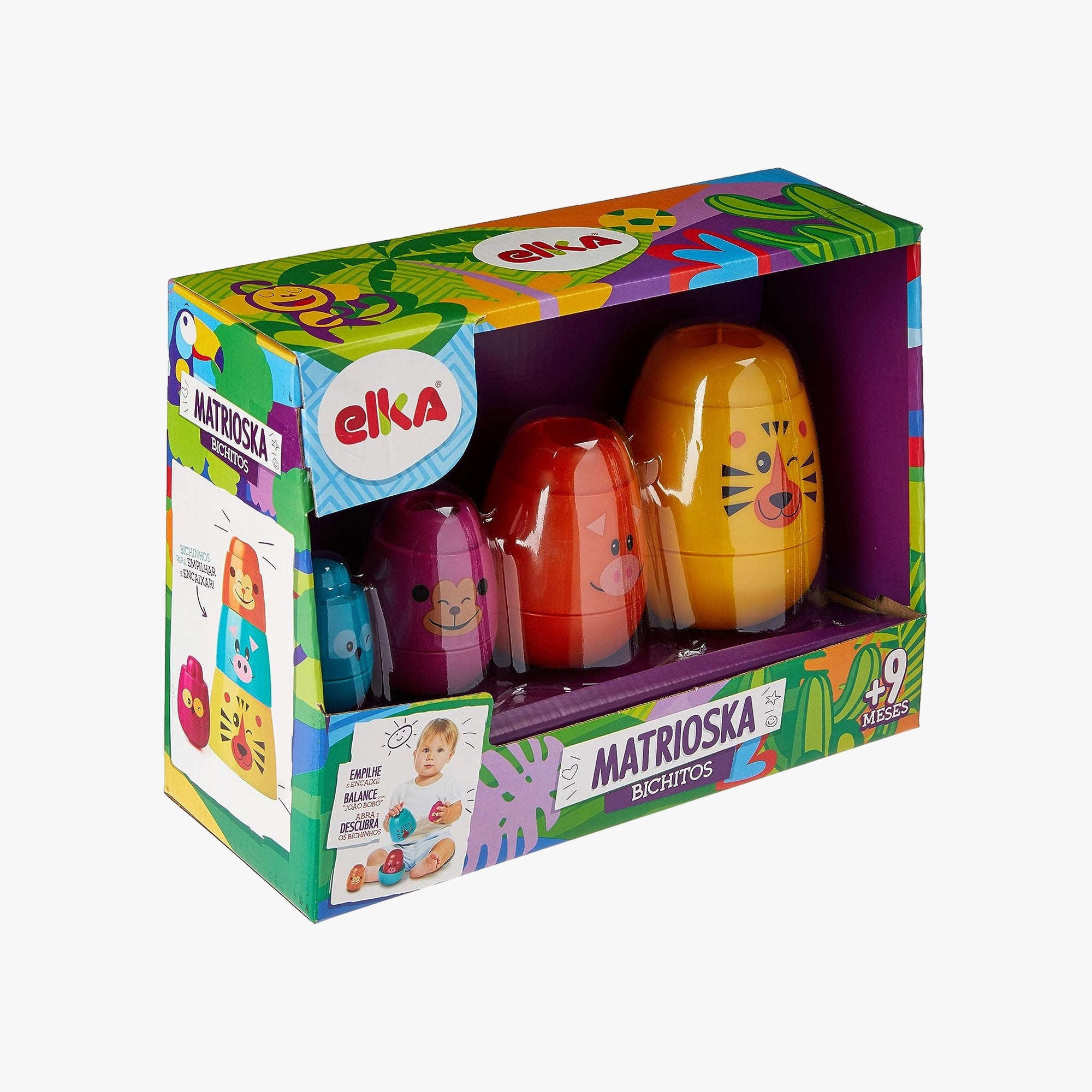 Brinquedo Animais Matrioska Divertidos