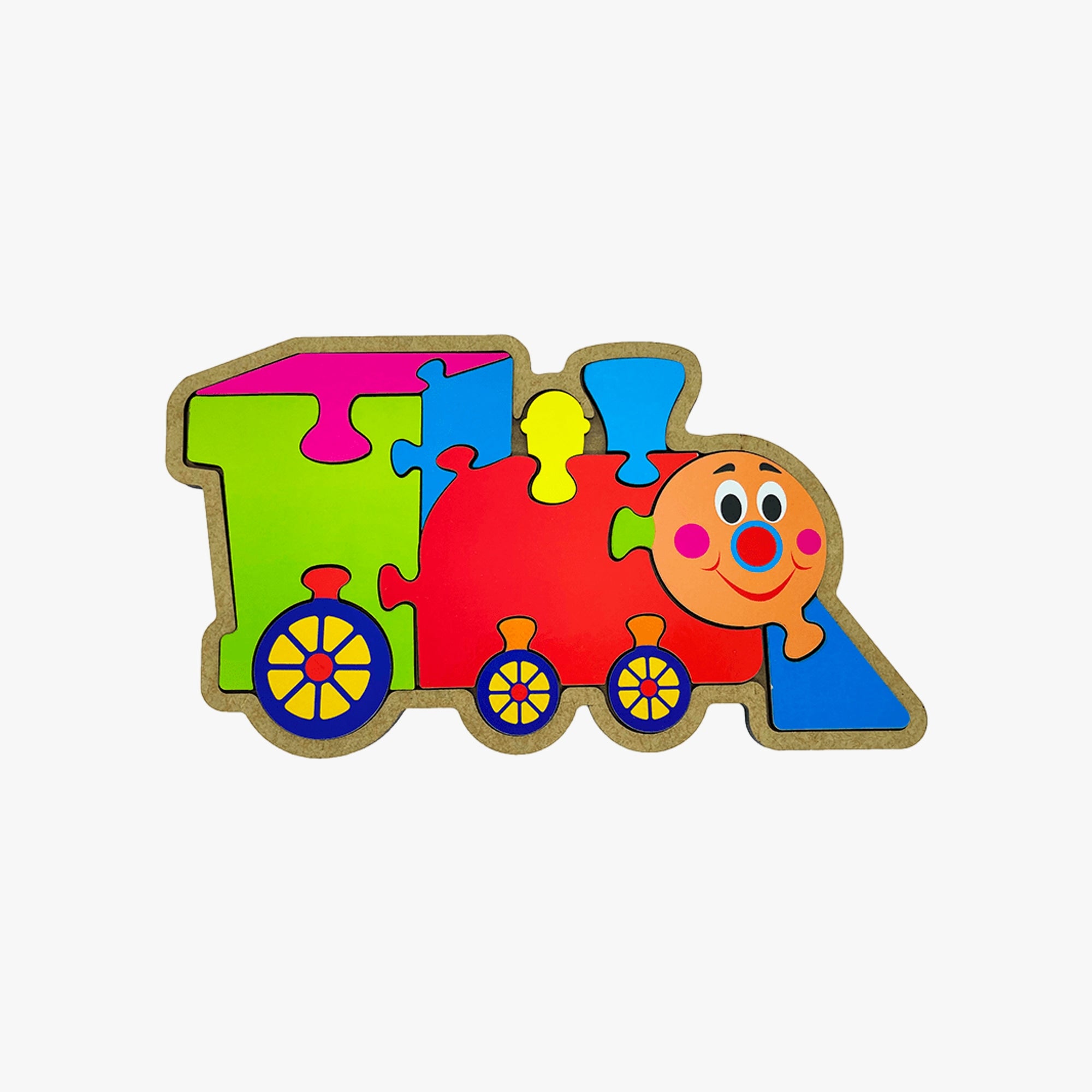 Quebra-Cabeça Trem 11 Peças Maninho Brinquedos