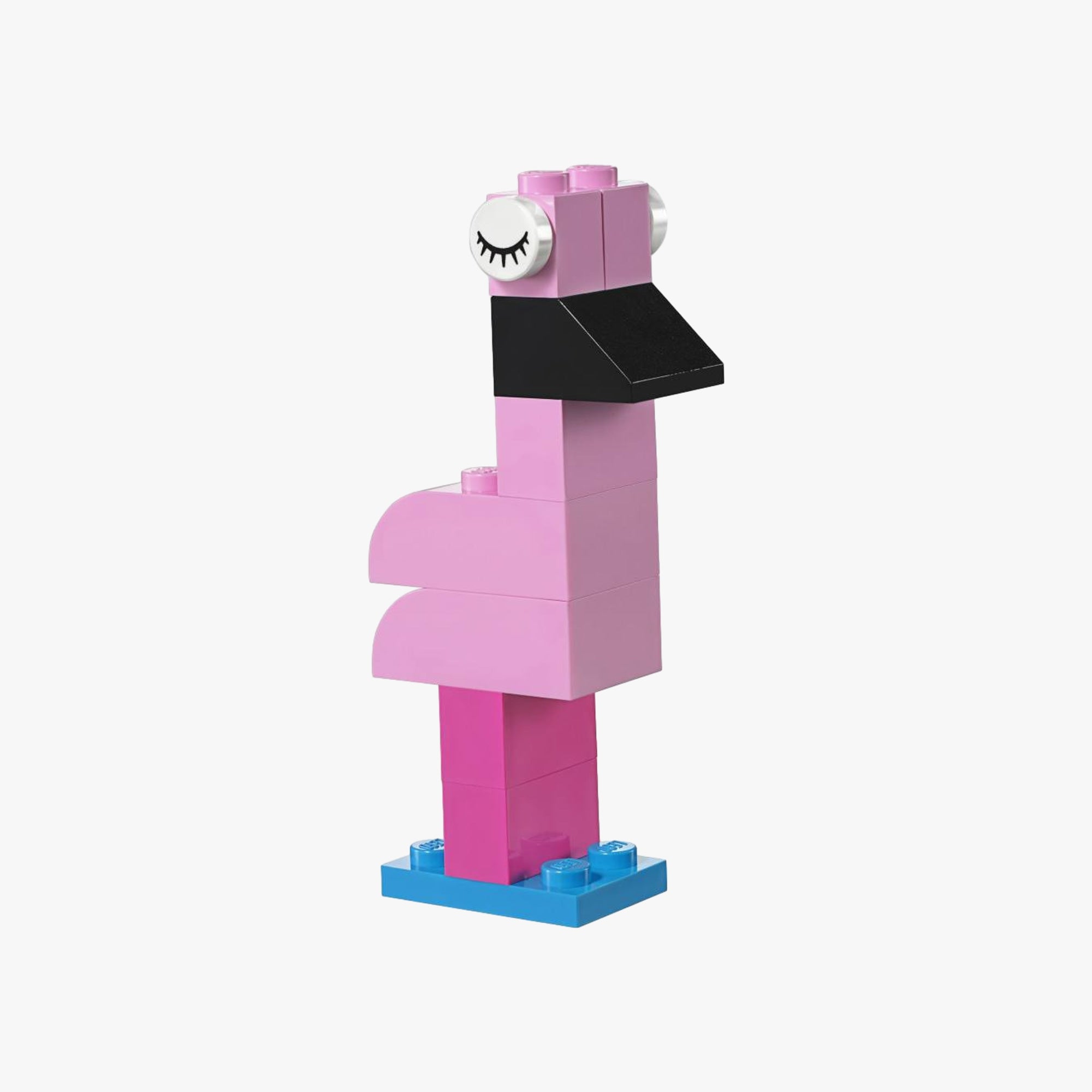 Detalhe das instruções de construção incluídas na Maleta da Criatividade LEGO Classic 10713