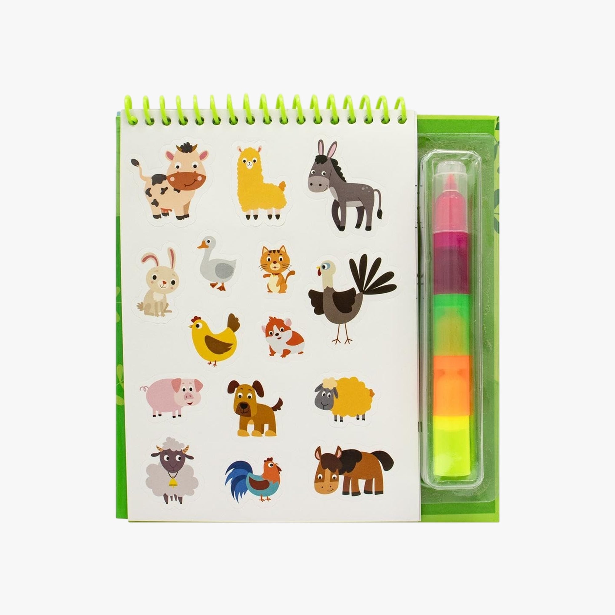 Livro Kit Mágico para Colorir Fazenda