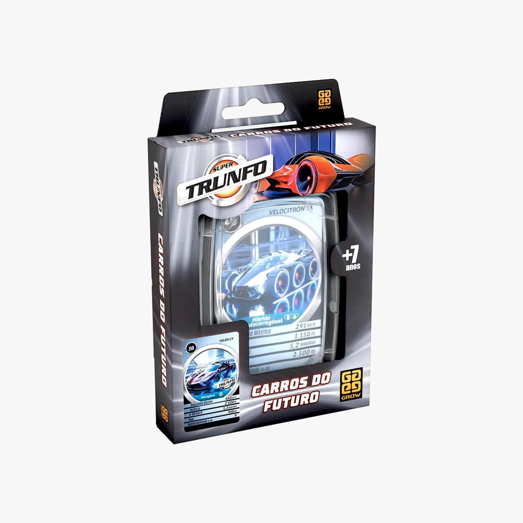 Jogo de Cartas Super Trunfo Carros do Futuro