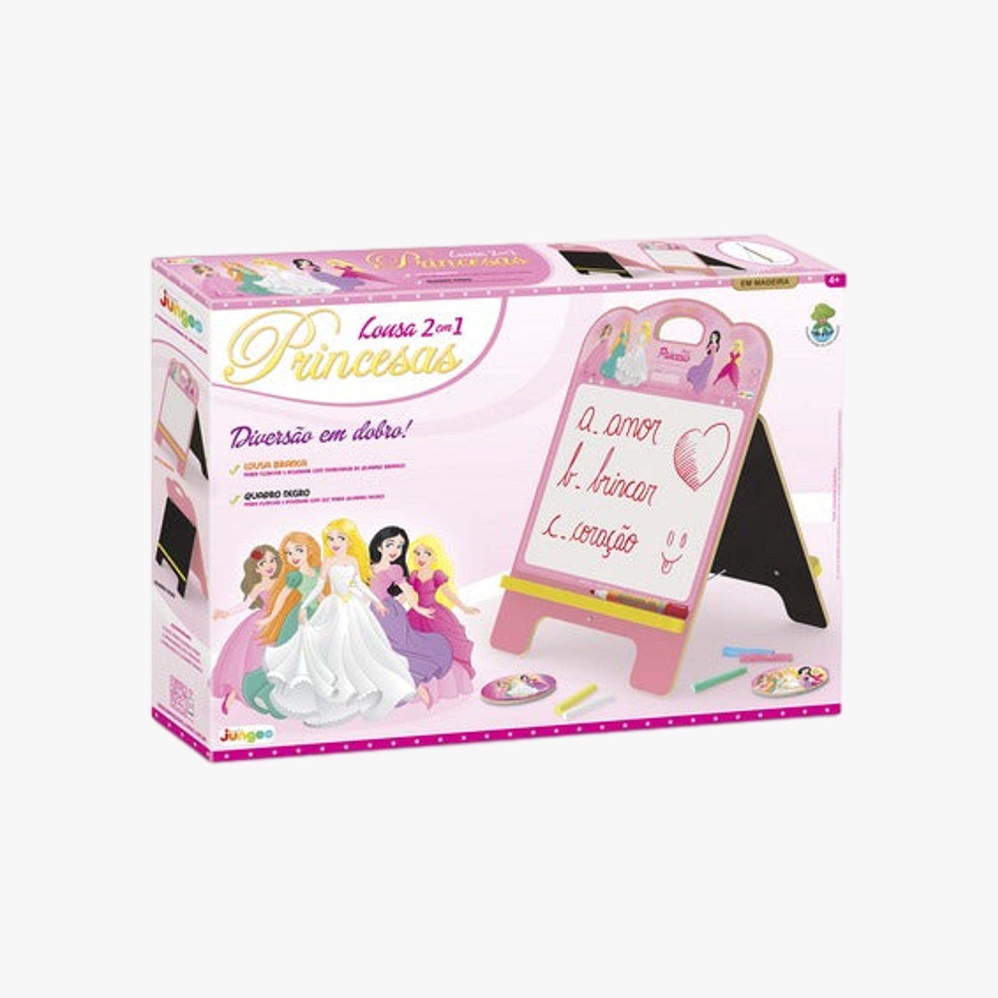 Lousa Infantil 2 em 1 Princesas