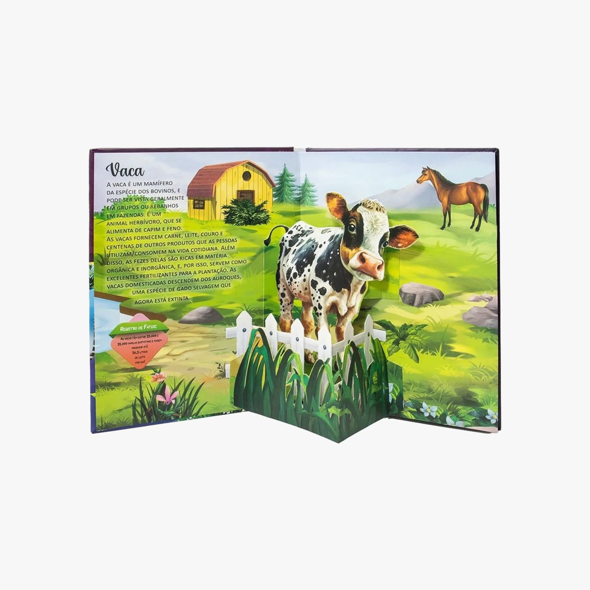 Livro POP-UPS: Descubra os Animais