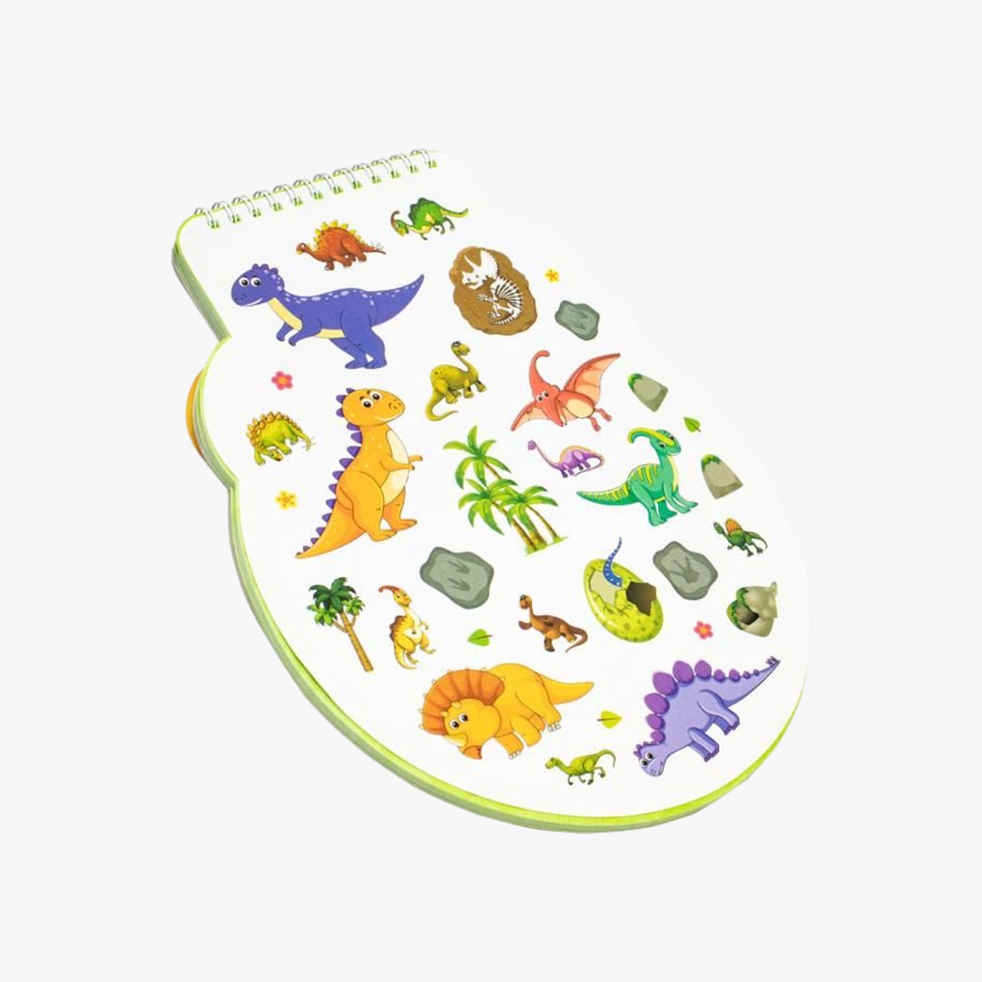 Livro de Pintura com Adesivo Dinossauro
