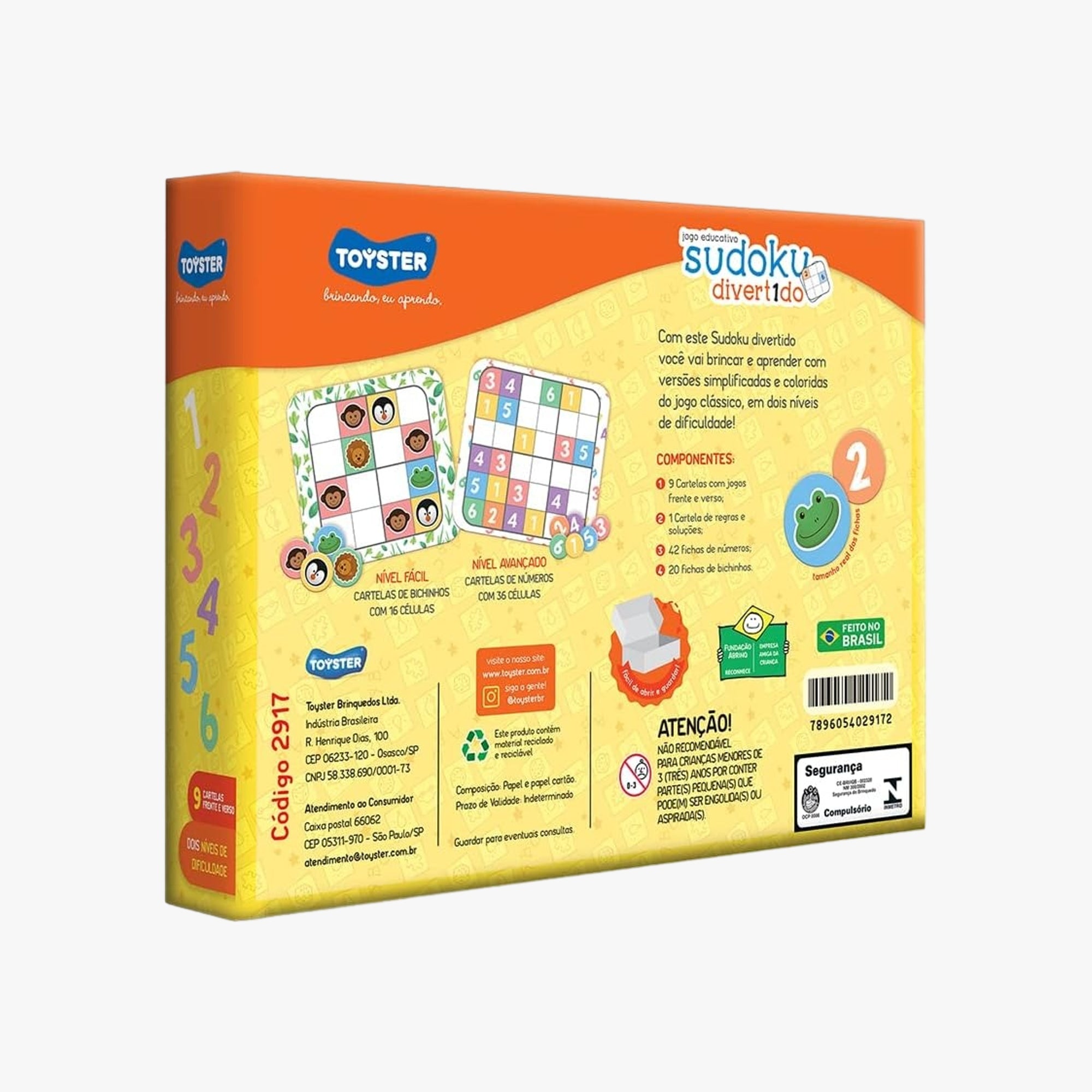 Jogo Infantil  Sudoku Divertido