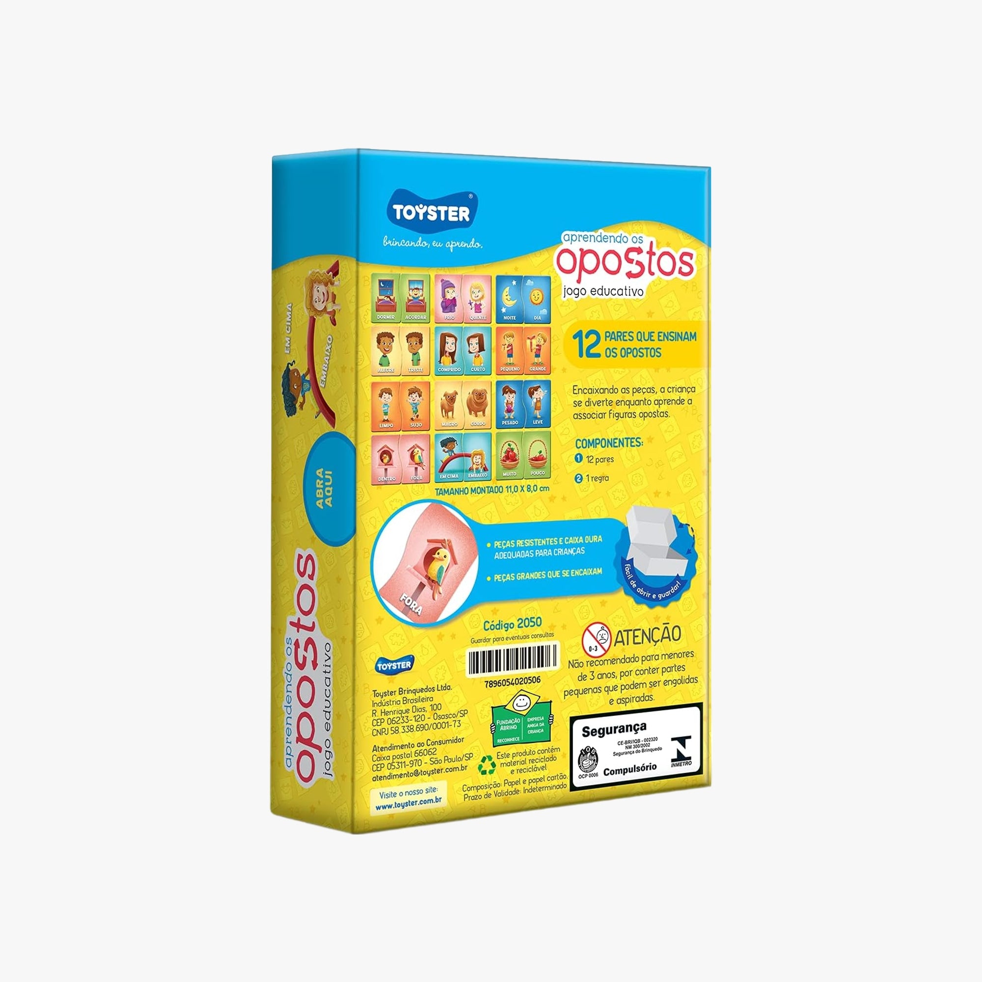Aprendendo os Opostos Jogo Educativo