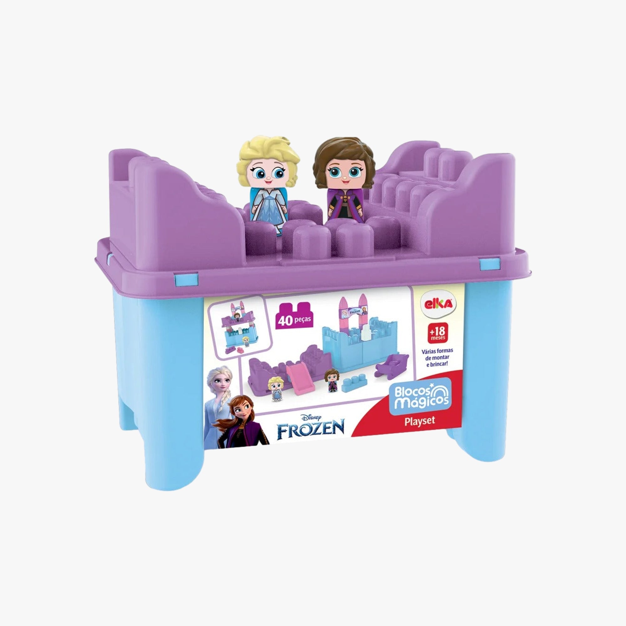 Blocos Mágicos Frozen Playset 40 peças