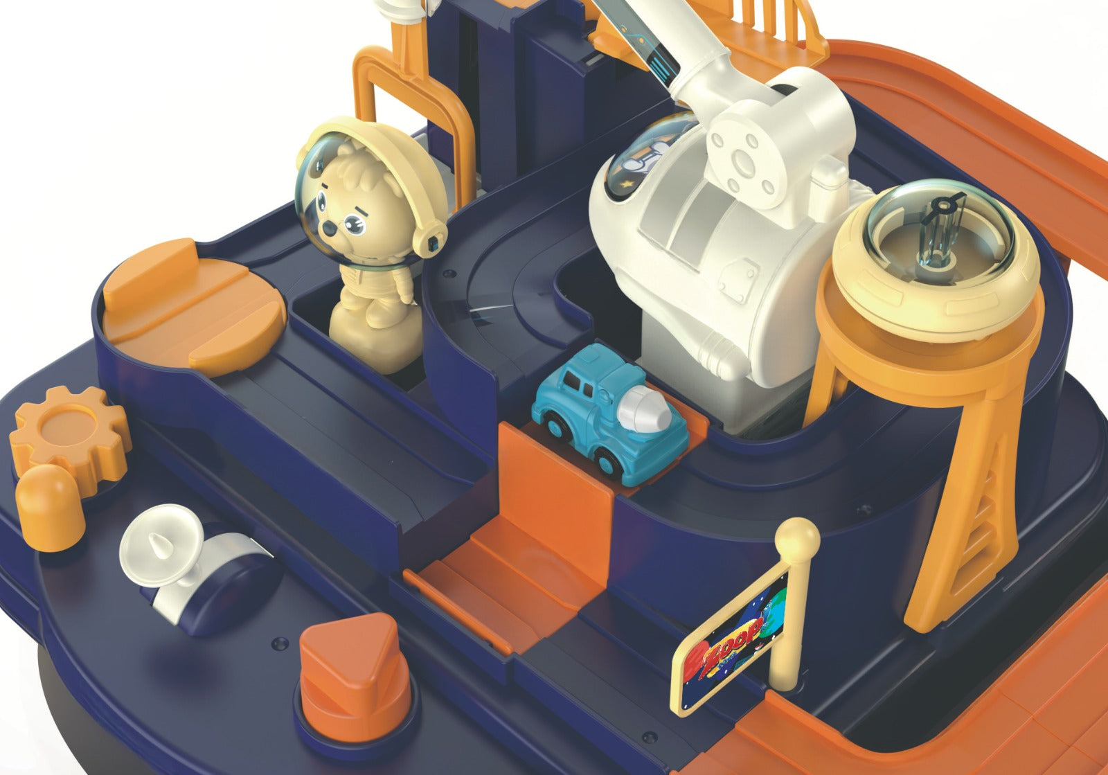 Brinquedo Infantil Pista de Carrinhos - Aventura Espacial