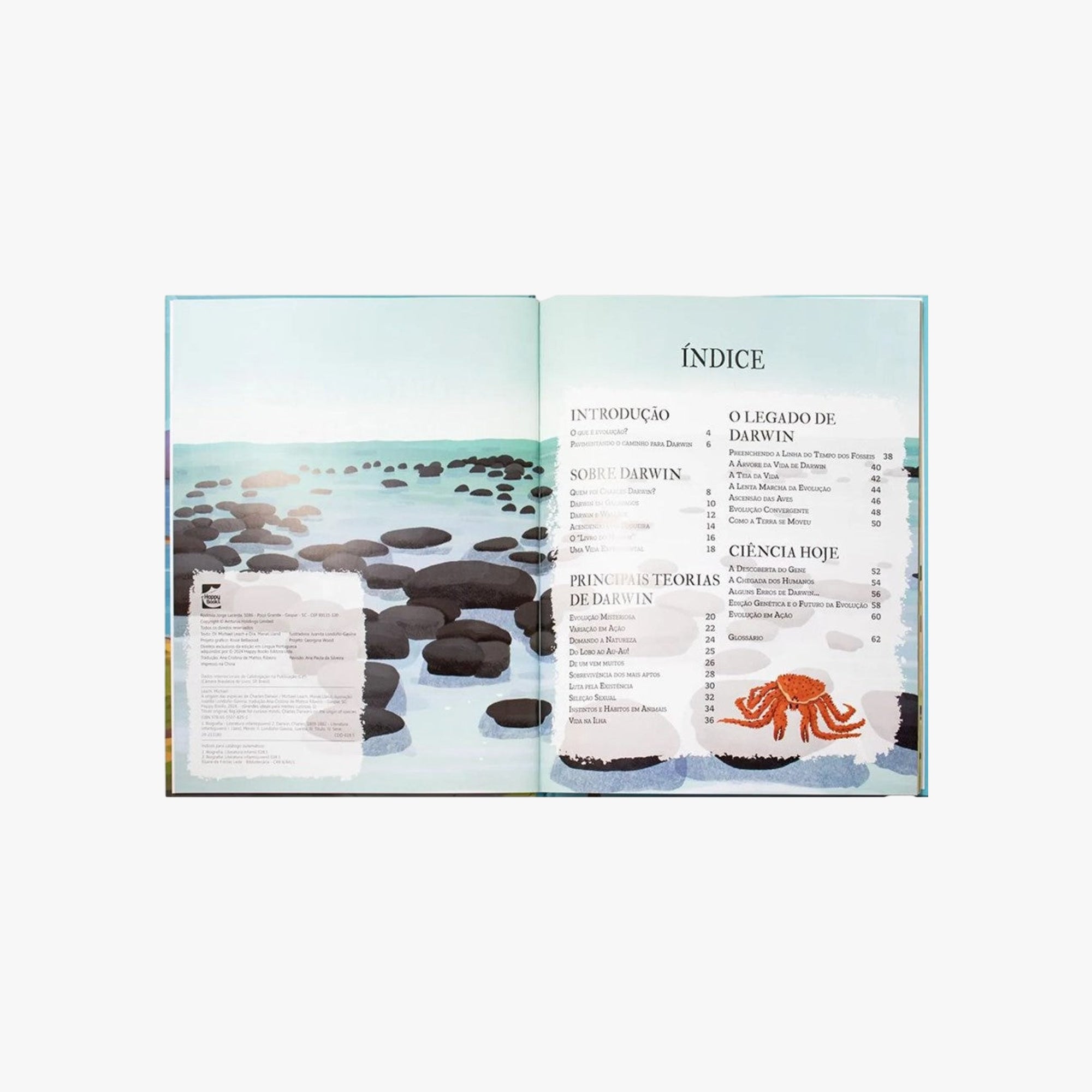 Livro Mentes Curiosas A Origem das Espécies de Charles Darwin