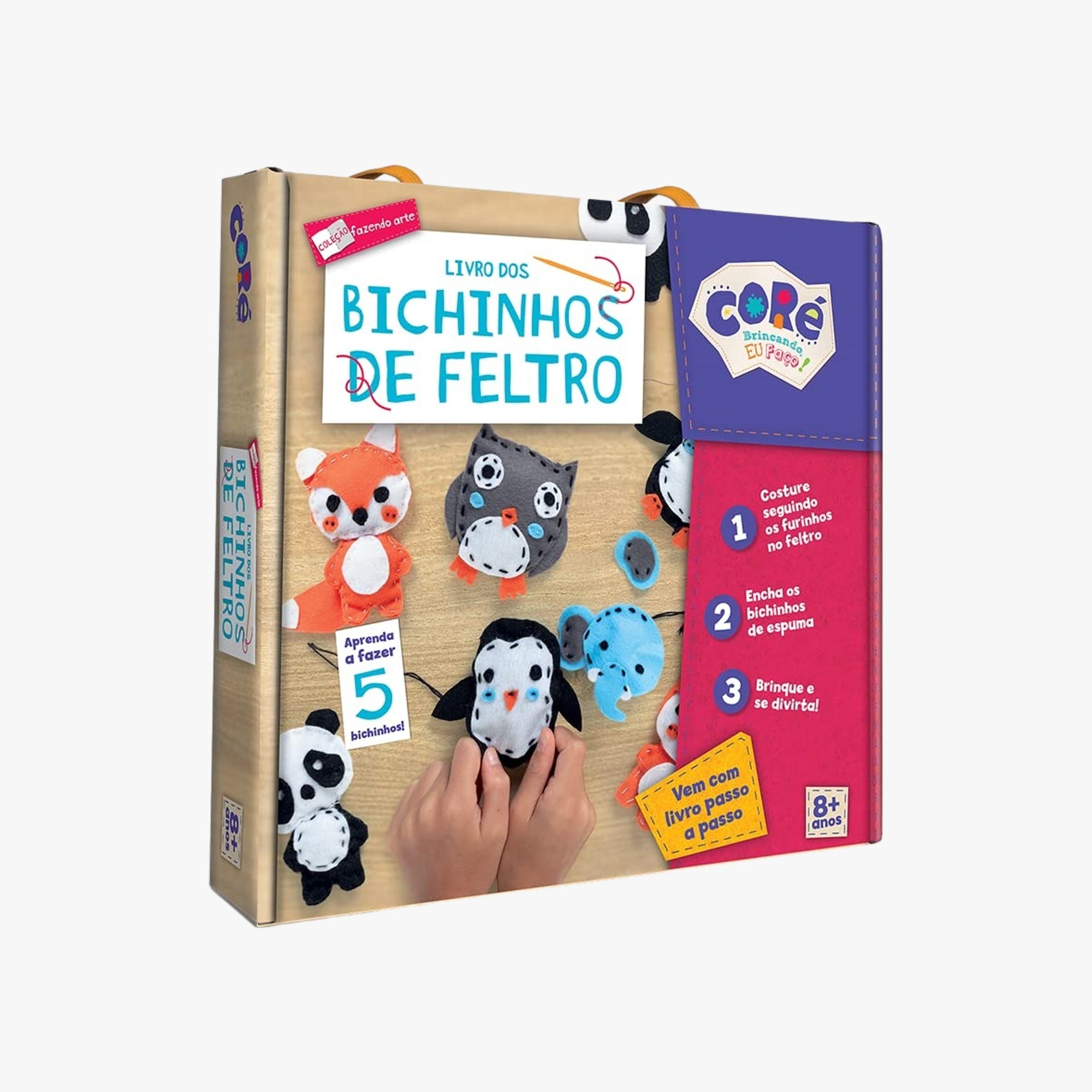 Brinquedo Fazendo Arte Bichinhos de Feltro