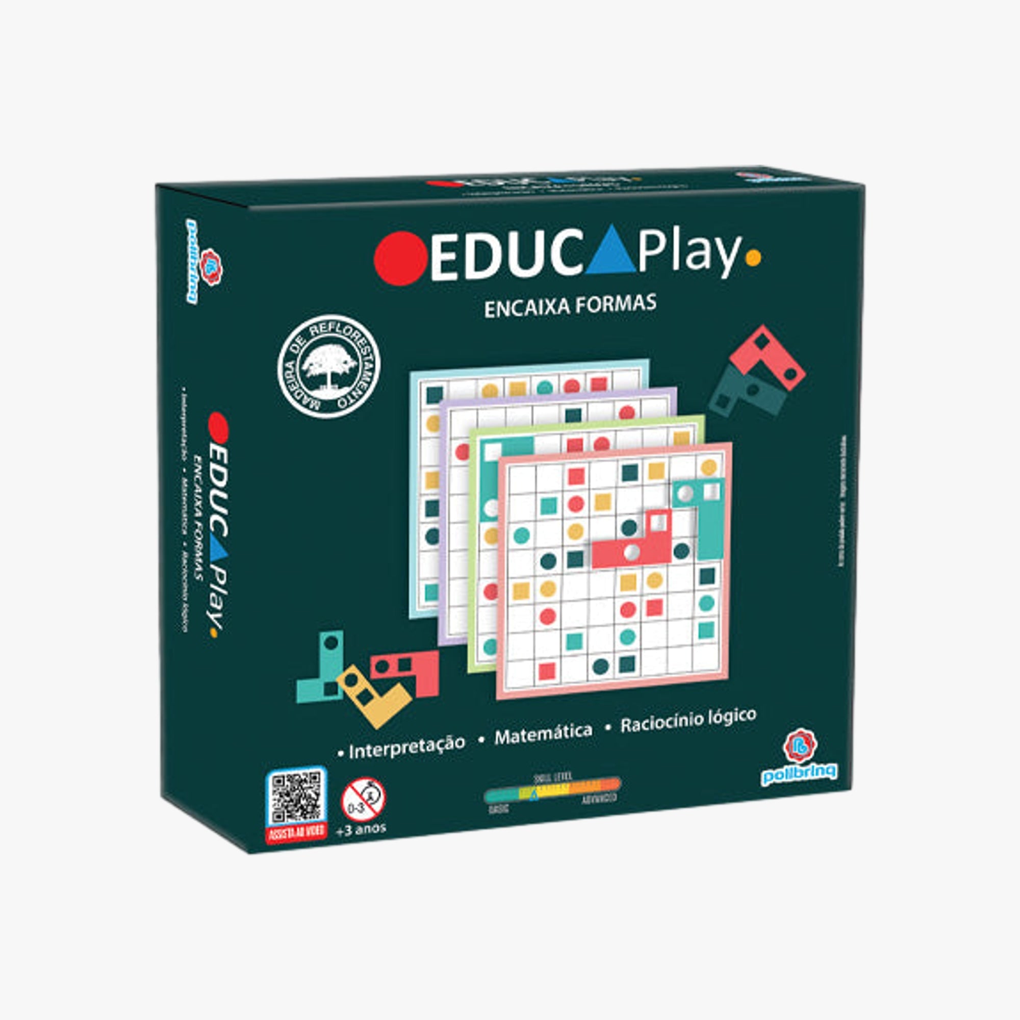 Jogo Encaixa Formas 6 Desafios