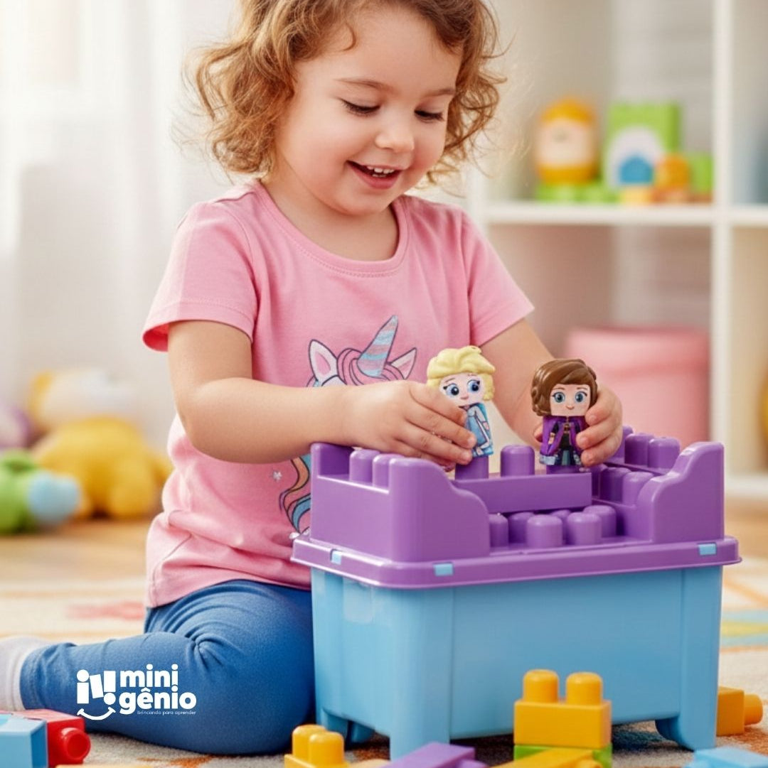 Blocos Mágicos Frozen Playset 40 peças