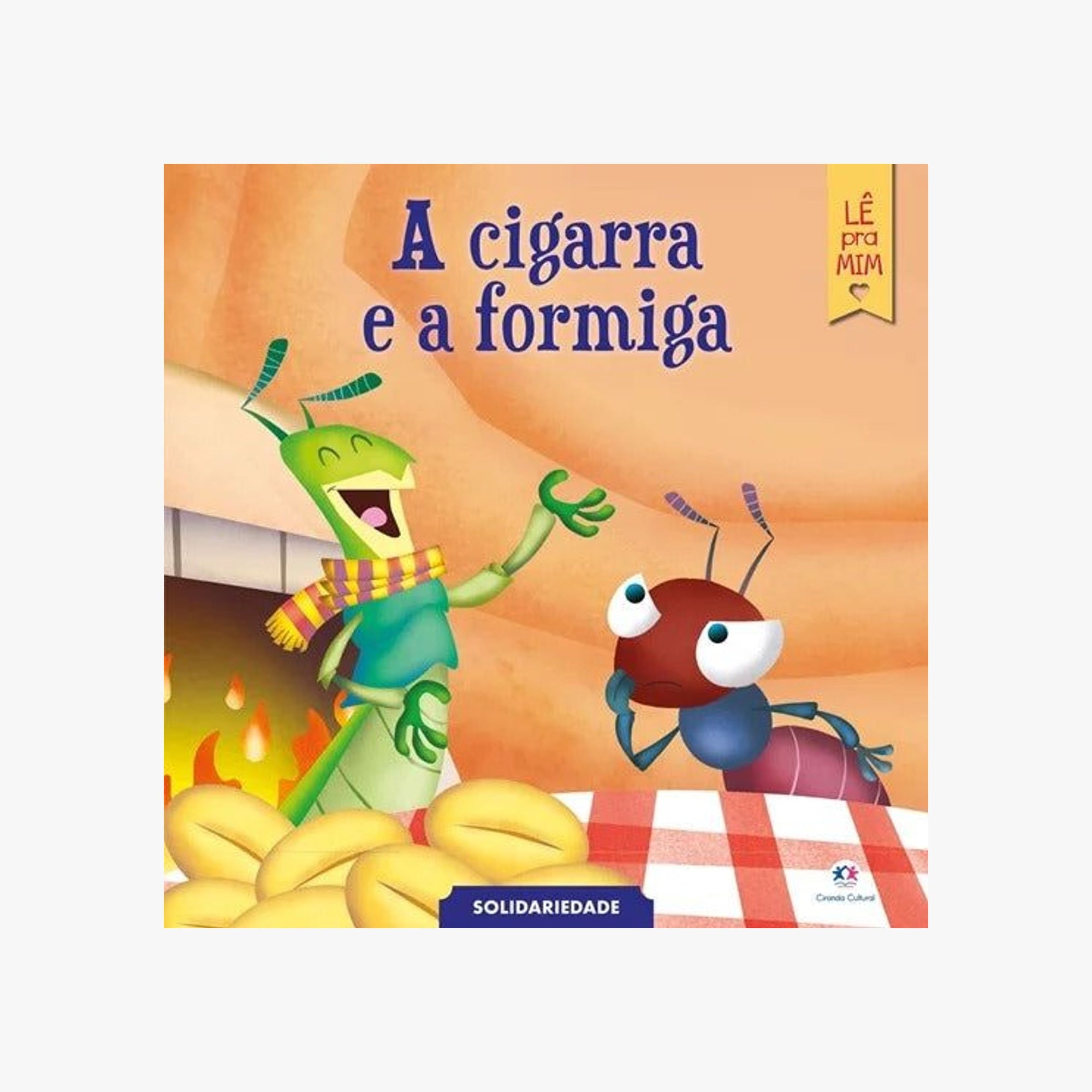 Livro Infantil A Cigarra e a Formiga