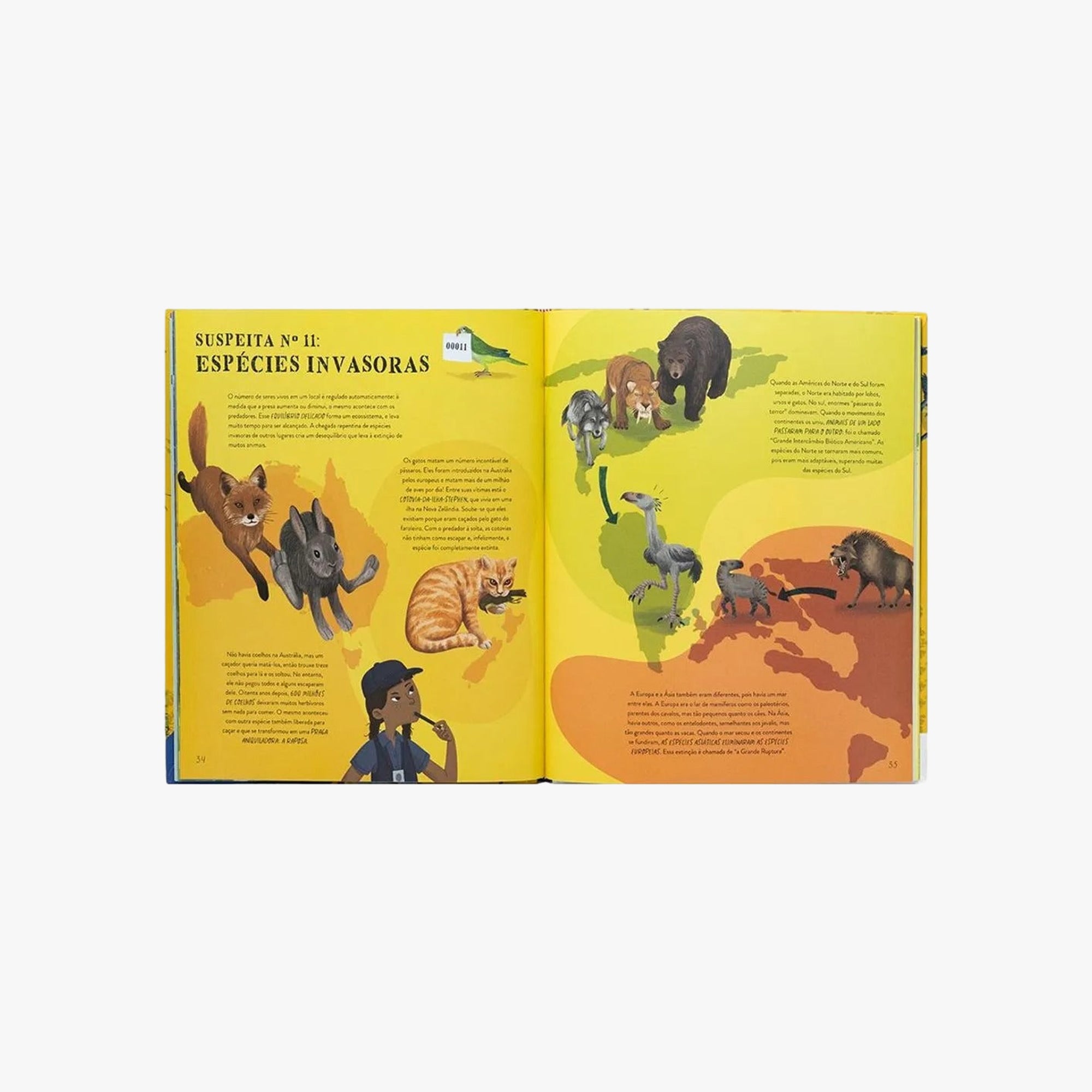 Livro O Misterioso Caso dos Animais Extintos