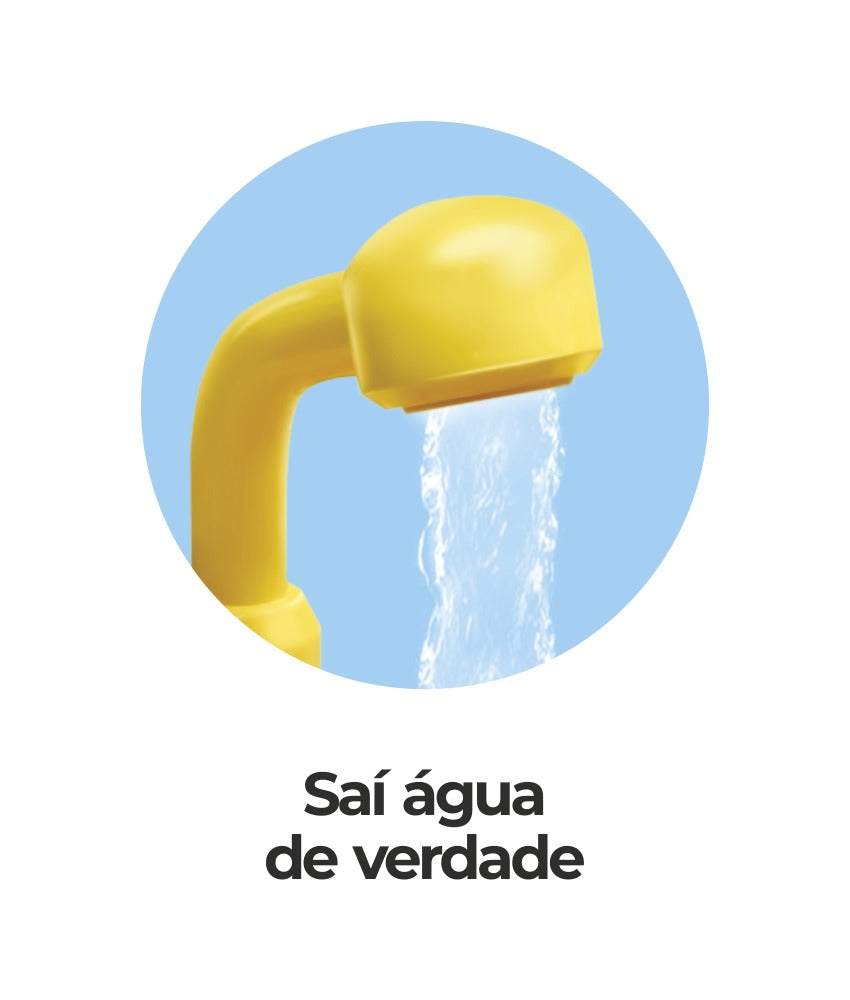 Brinquedo Infantil Dino Pia Rosa - Diversão com Água