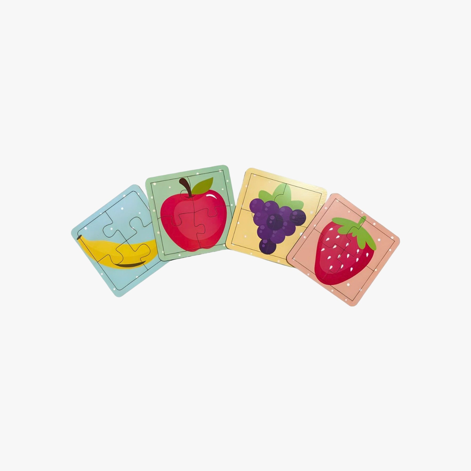 Quebra-Cabeça de Frutas 4 Peças - Meu Primeiro Desafio Infantil