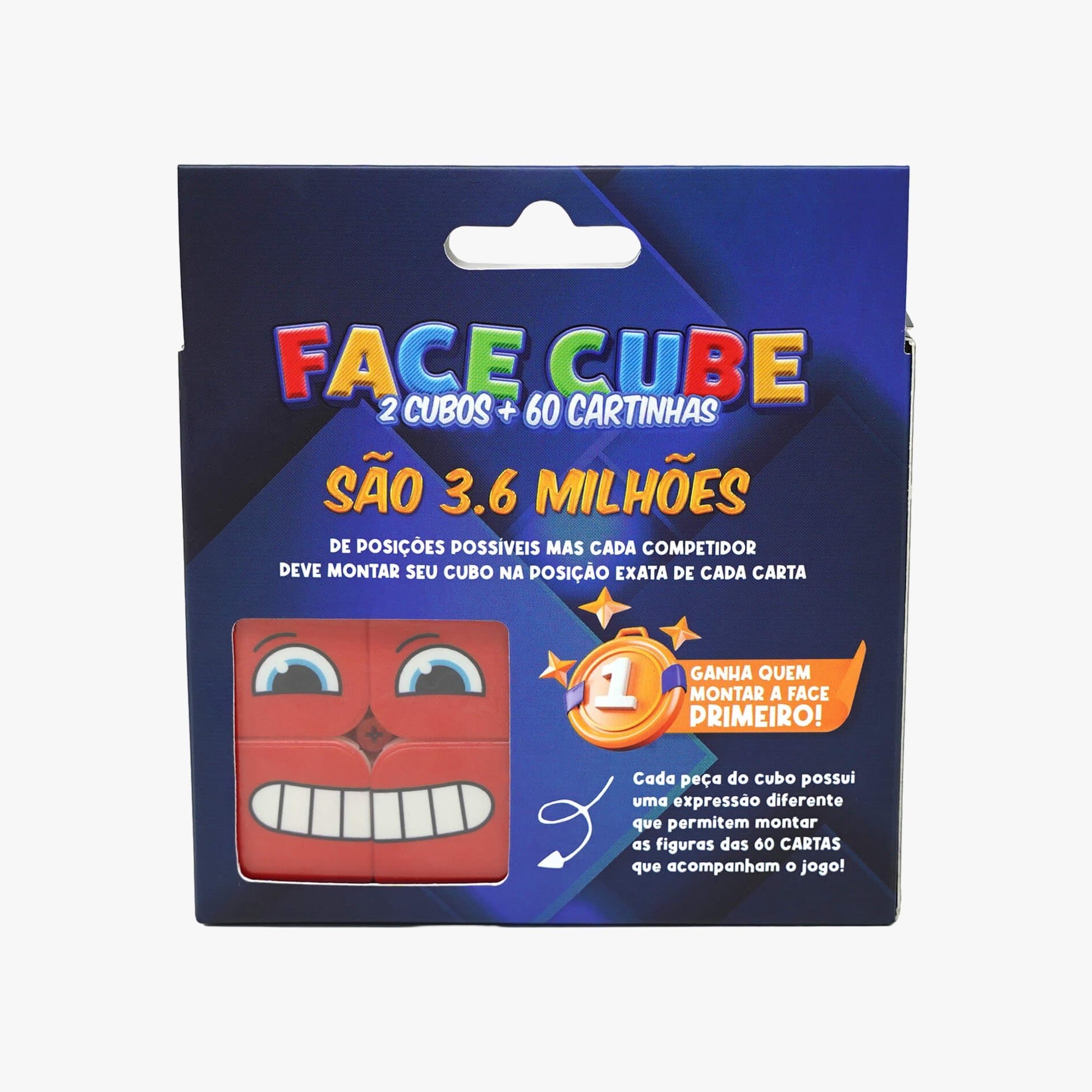 Jogo Face Cube 2 Cubos + 60 Cartas