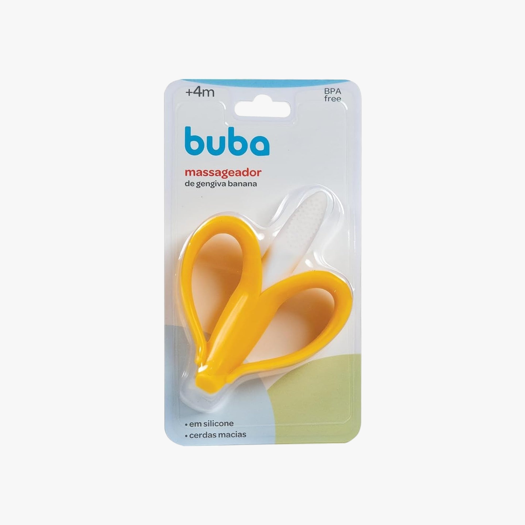 Massageador de Gengiva para Bebê em Formato de Banana