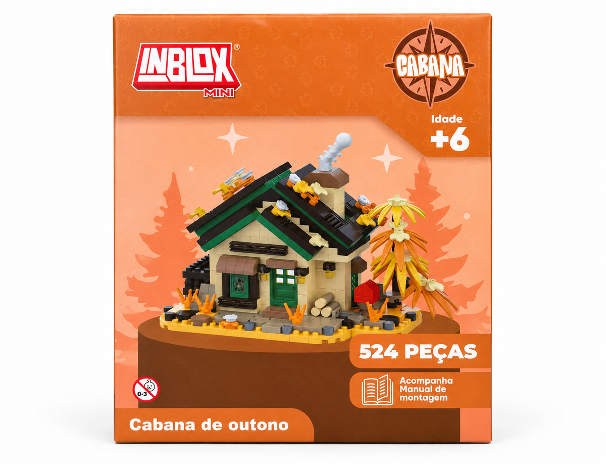 Blocos De Montar Cabana Modelos Sortidos