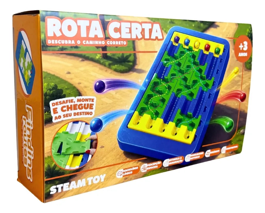 Jogo Rota Certa - Descubra o Caminho Correto