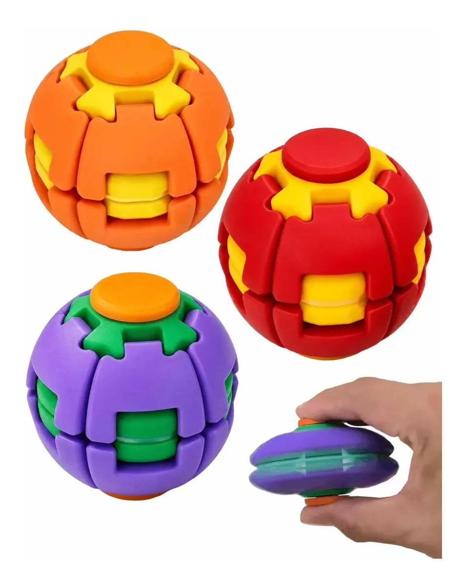 Brinquedo Spin Rush Bola Giratória Alívio de Estresse e Ansiedade