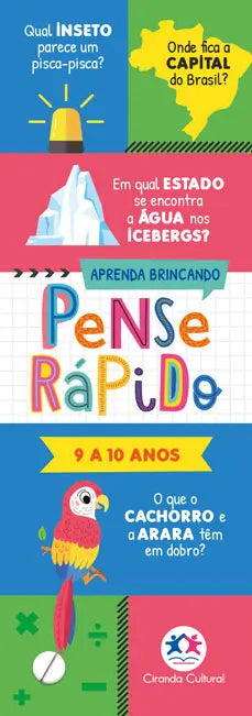 Jogo Pense Rápido - 9 a 10 anos