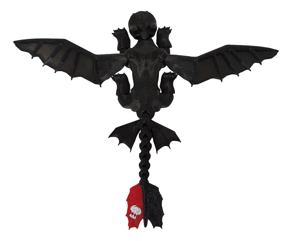 Dragão Articulado 3D Banguela
