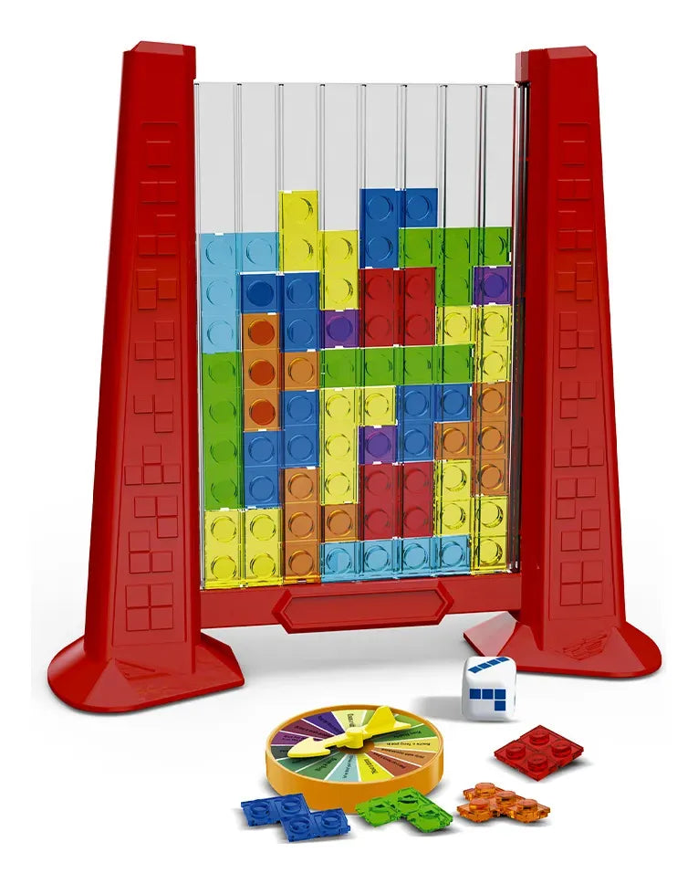 Jogo De Tabuleiro Tetris 3d Coordenação E Concentração