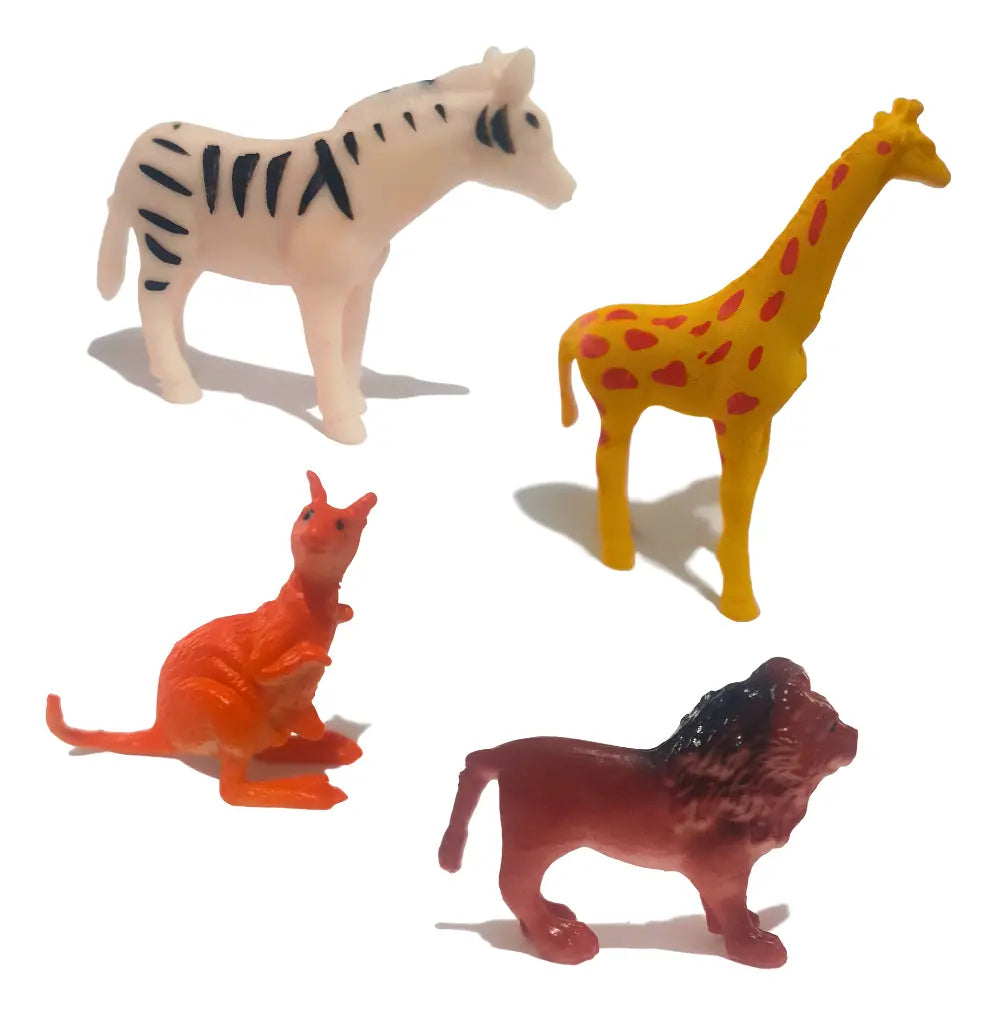 Brinquedo Animais Safari Kit com 12