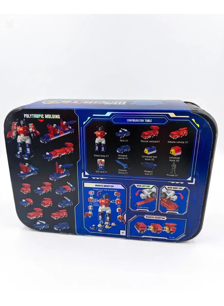 Boneco de Montagem Transformers Optimus Prime Encaixe Magnético