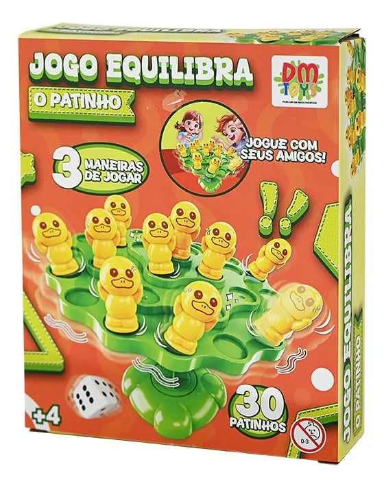 Jogo Equilibra Patinho Brinquedo Infantil Educativo