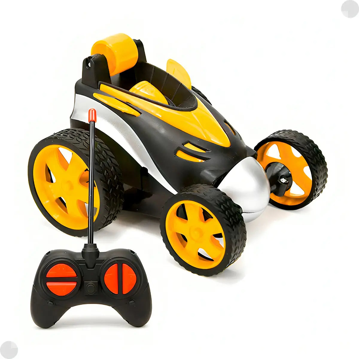 Carrinho de Controle Remoto Fênix Gira Car 360 Amarelo
