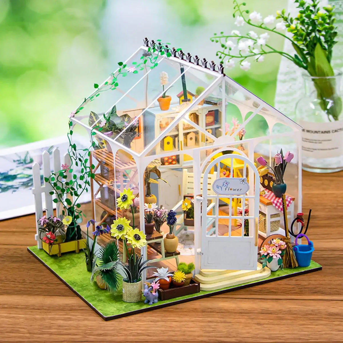 Kits De Casas De Bonecas Em Miniatura