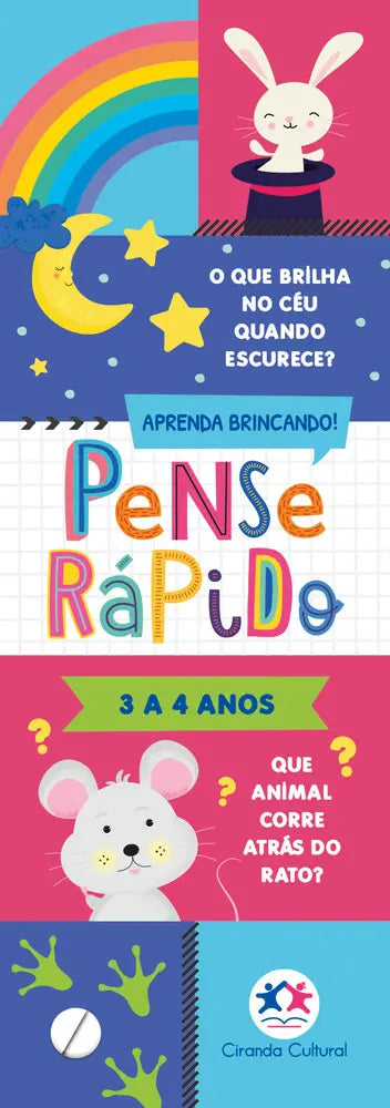 Jogo Pense Rápido - 3 a 4 anos