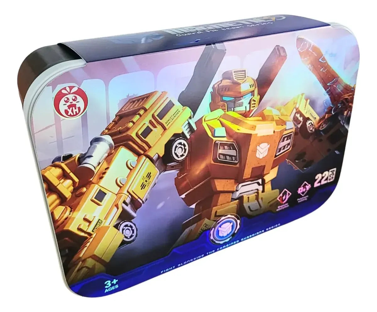 Boneco de Montagem Transformers Bumblebee Encaixe Magnético