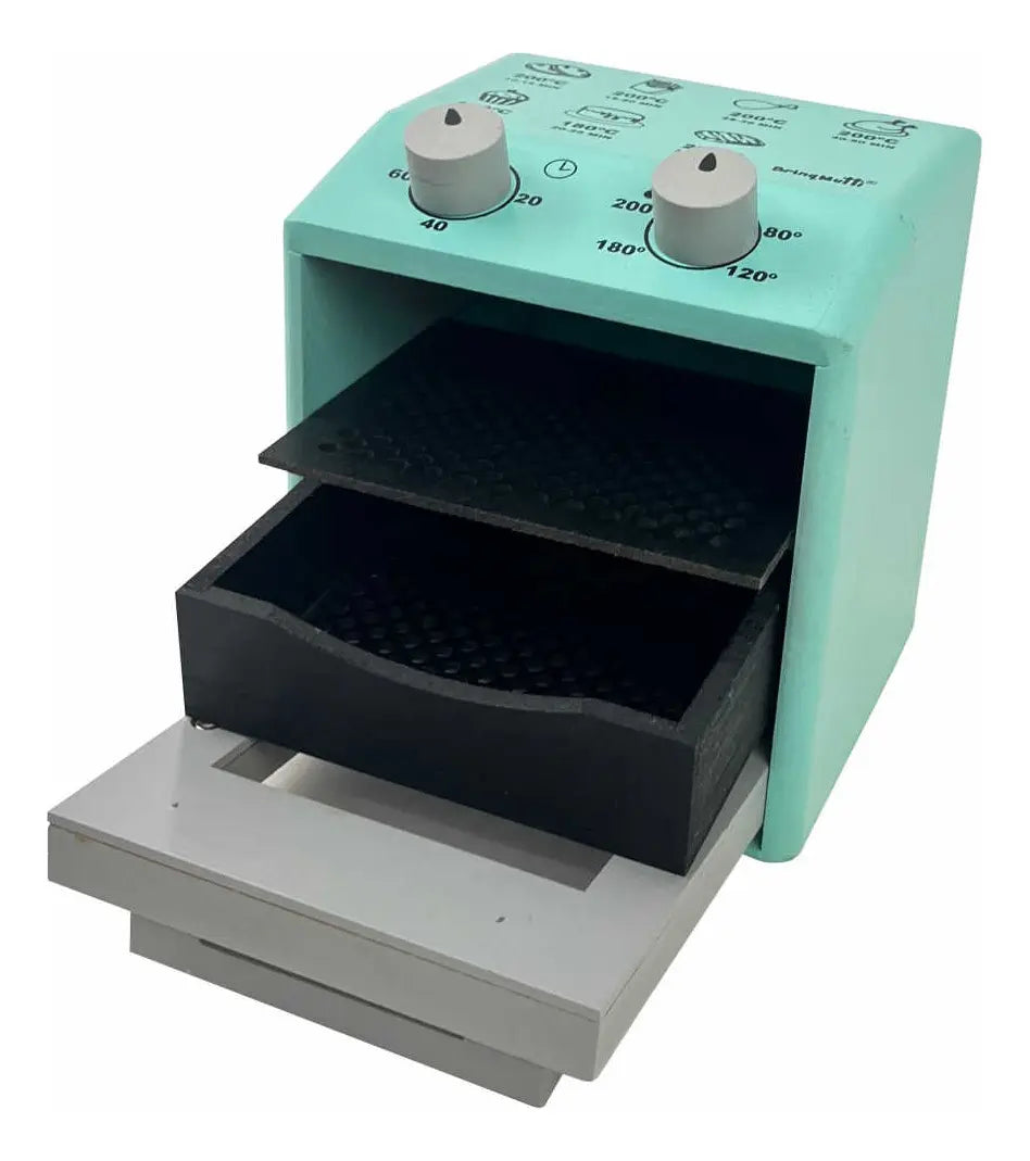 Brinquedo Air Fryer de Madeira
