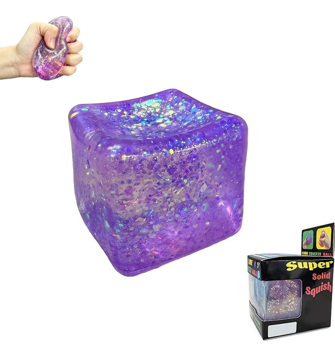 Cubo Squishy de Apertar Sortido
