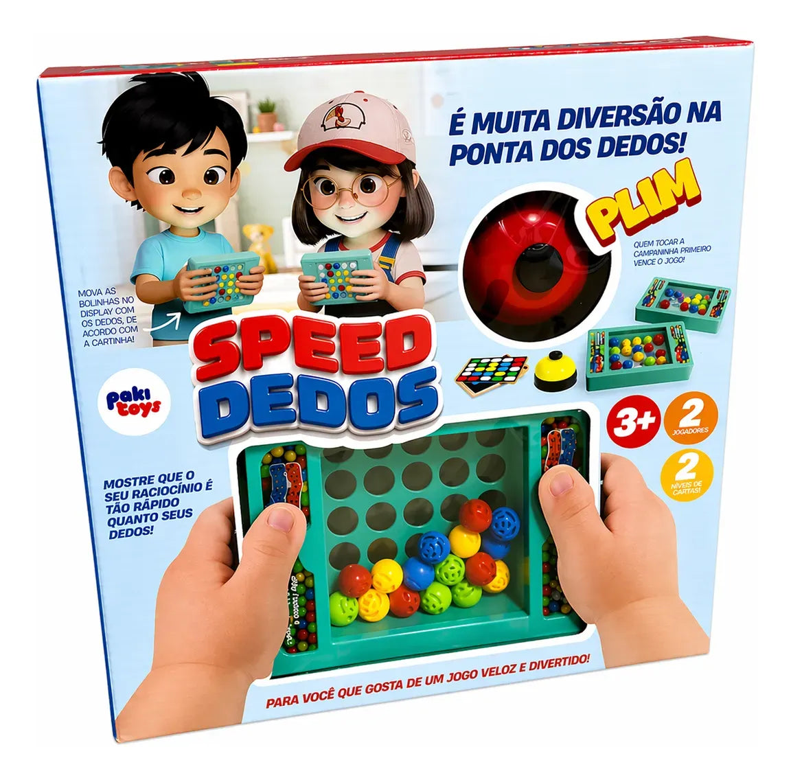 Jogo Speed Dedos Agilidade E Raciocínio Para Crianças