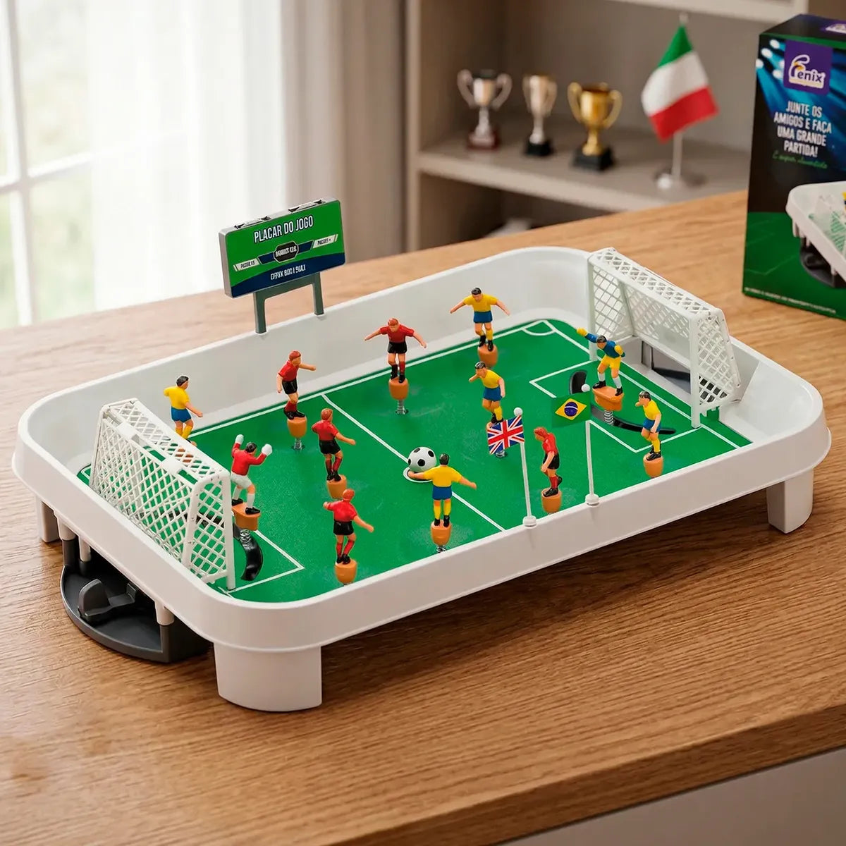 Jogo Futebol Mesa Infantil Fênix Play Arena Mola