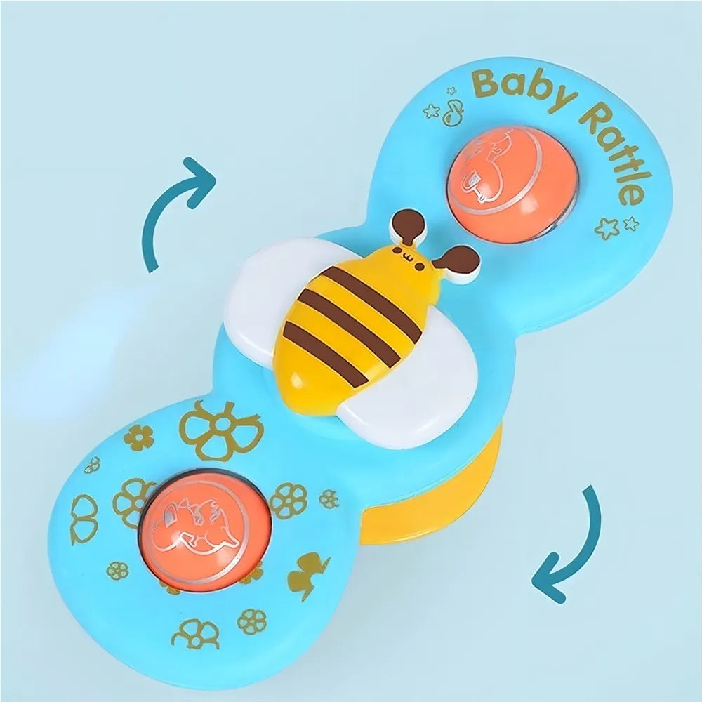 Spinner Brinquedo Estimulo Bebê Gira Ventosa