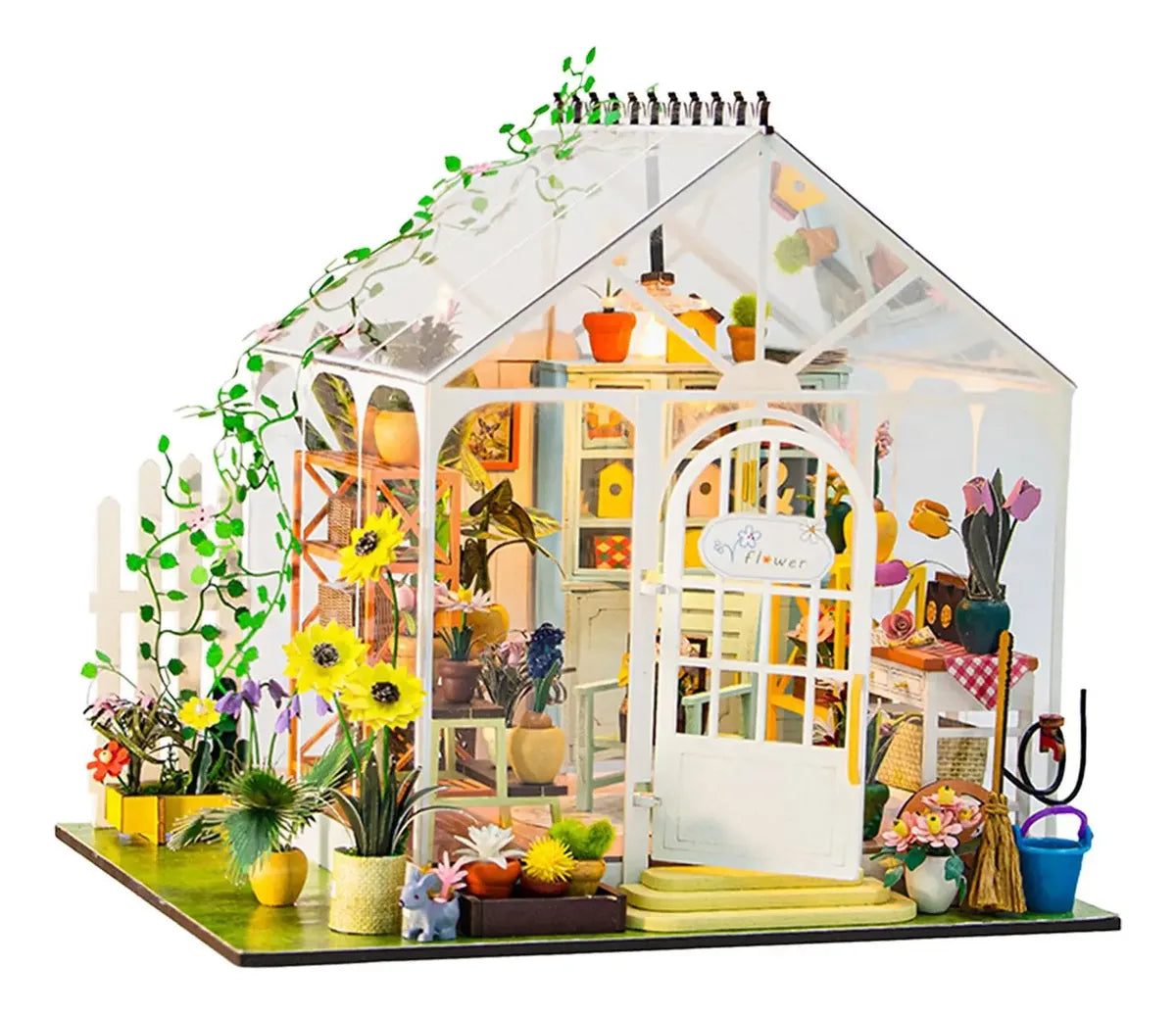 Kits De Casas De Bonecas Em Miniatura