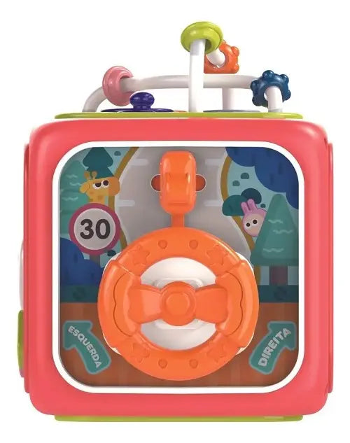 Cubo De Atividades 6 Em 1 Educativo C/ Luzes E Sons